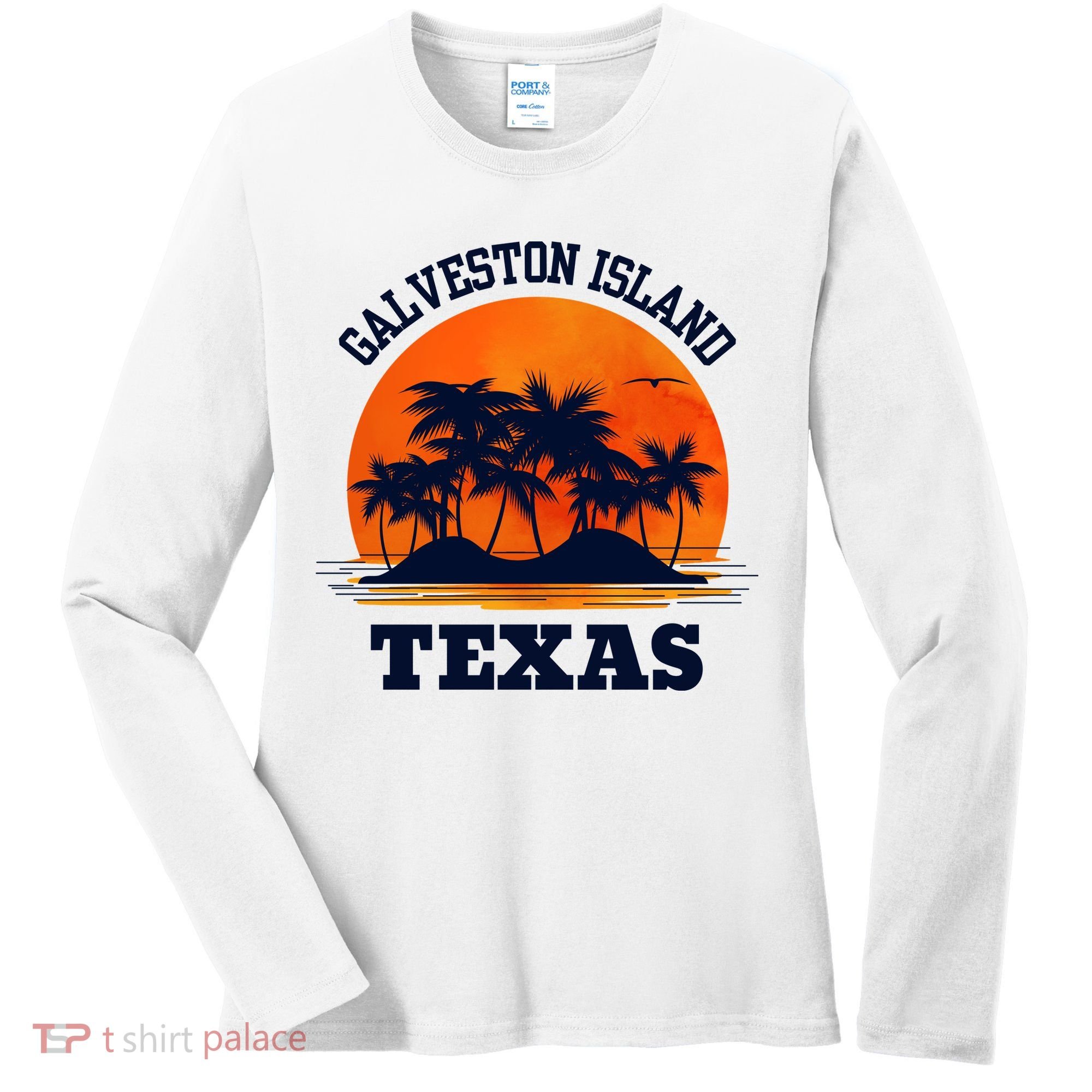 Galveston Island Texas Women's Long Sleeve Shirt