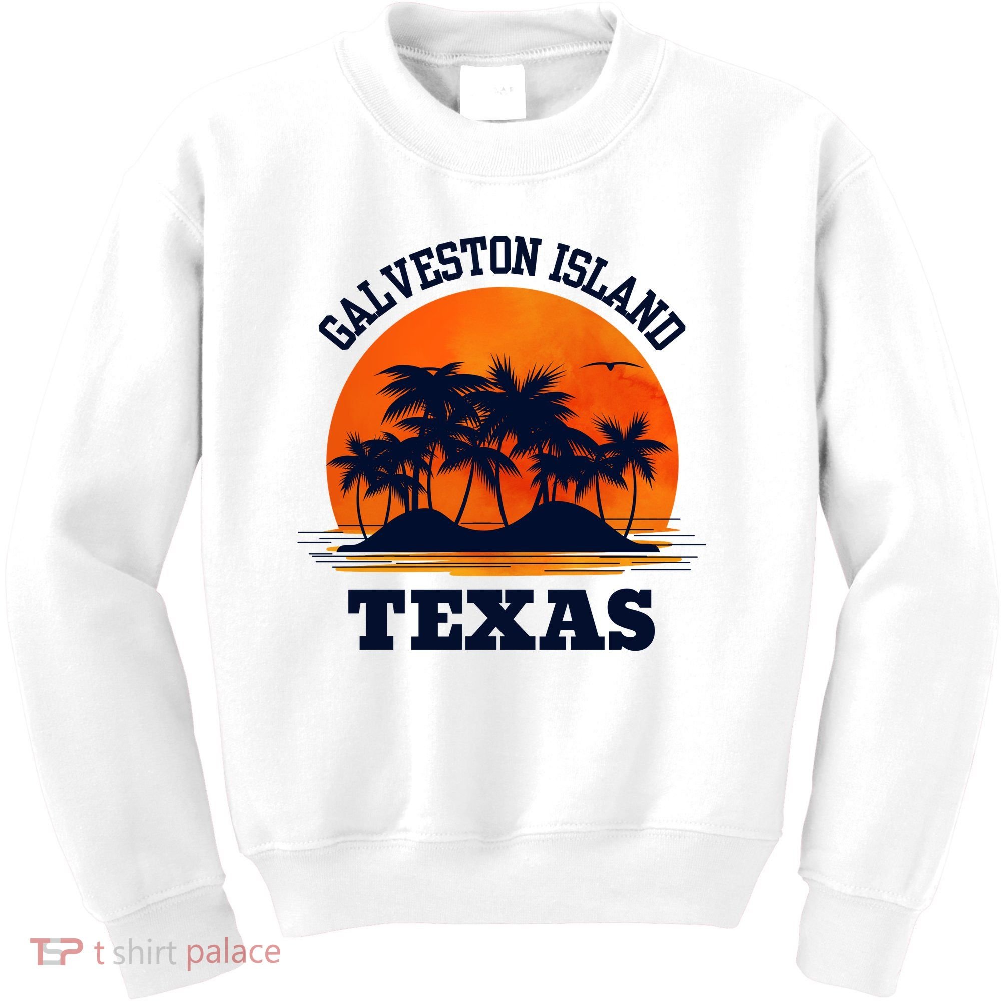 Galveston Island Texas Kids Sweatshirt
