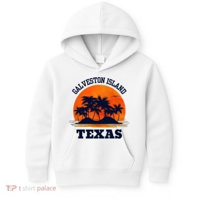 Galveston Island Texas Kids Hoodie