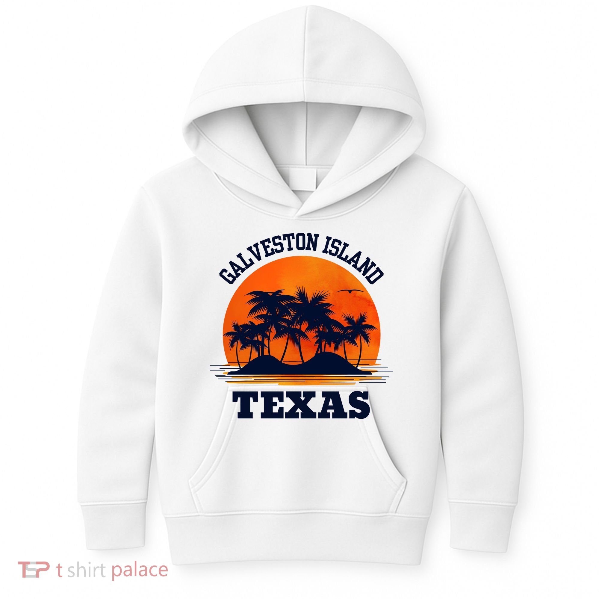 Galveston Island Texas Kids Hoodie