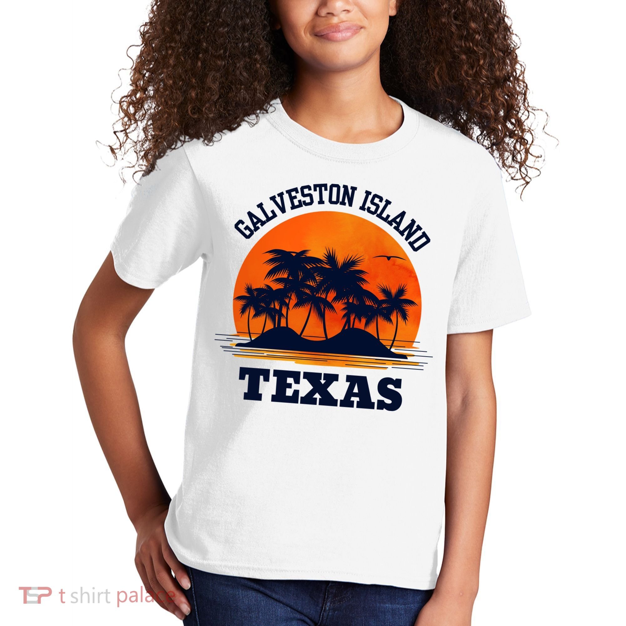 Galveston Island Texas Kids T-Shirt