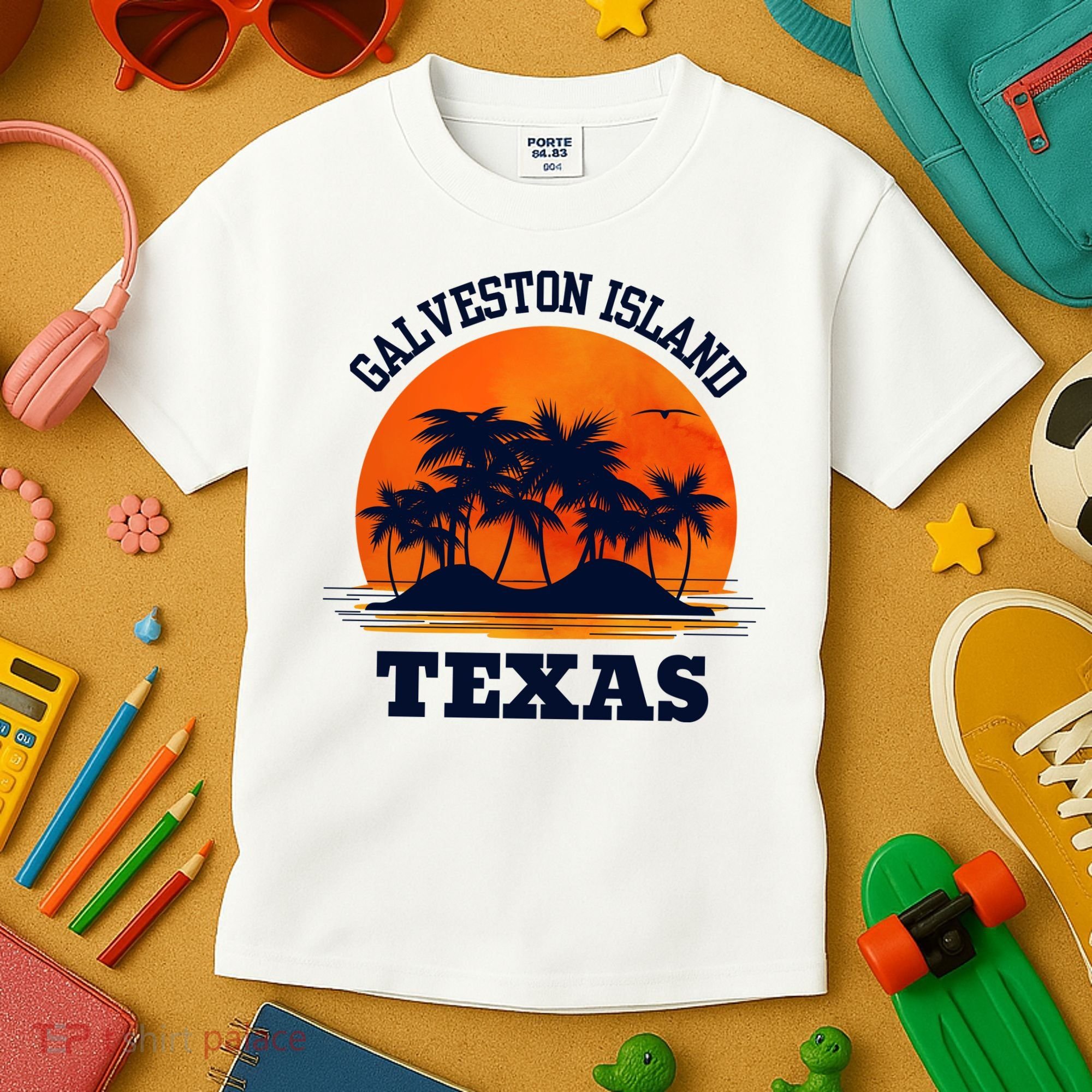 Galveston Island Texas Kids T-Shirt