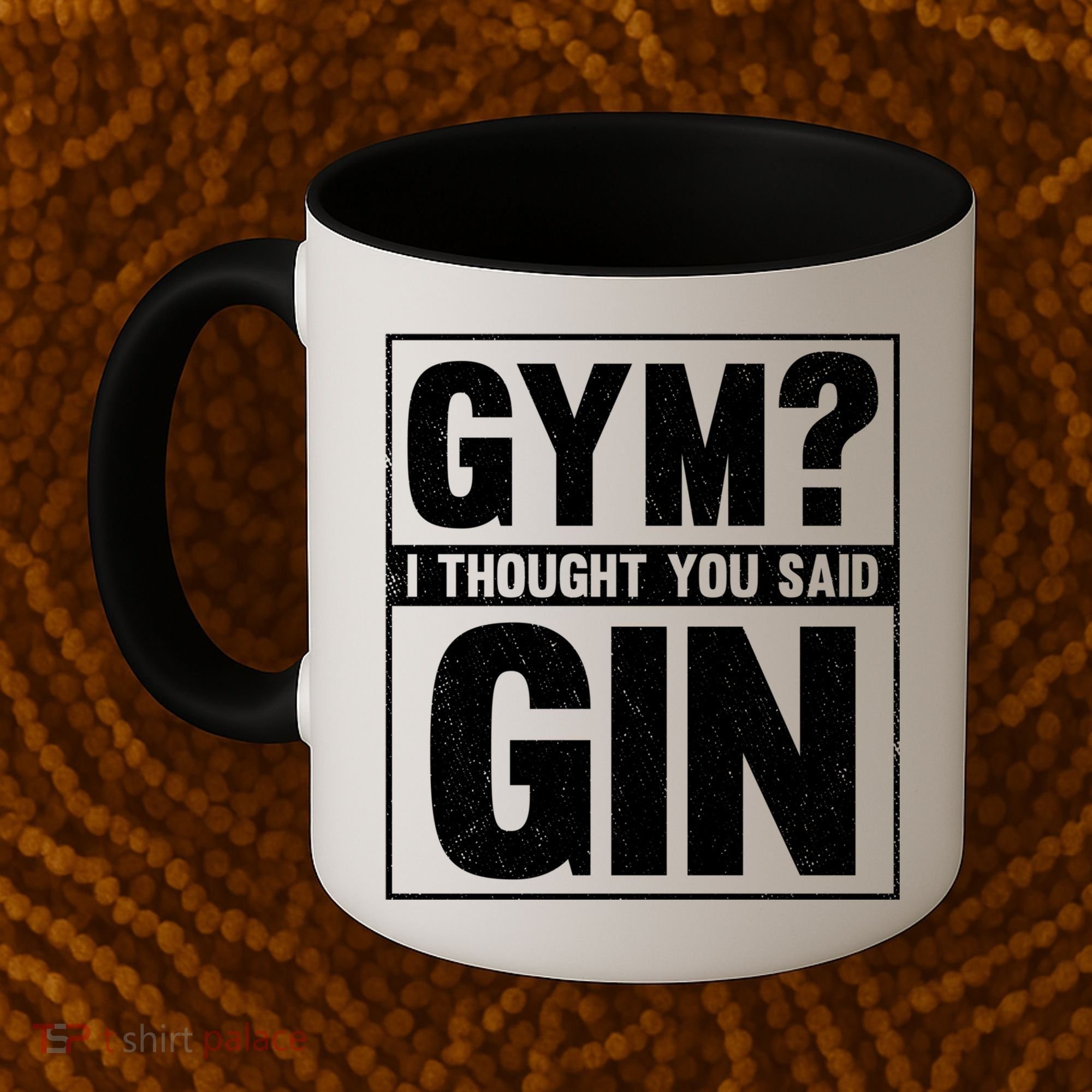 Gym I Thought You Said Gin Alcohol Partying Cocktail Pub Gift Coffee Mug