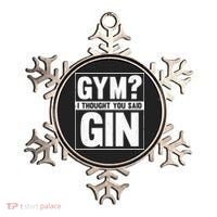 Gym I Thought You Said Gin Alcohol Partying Cocktail Pub Gift Ornament thumb 0