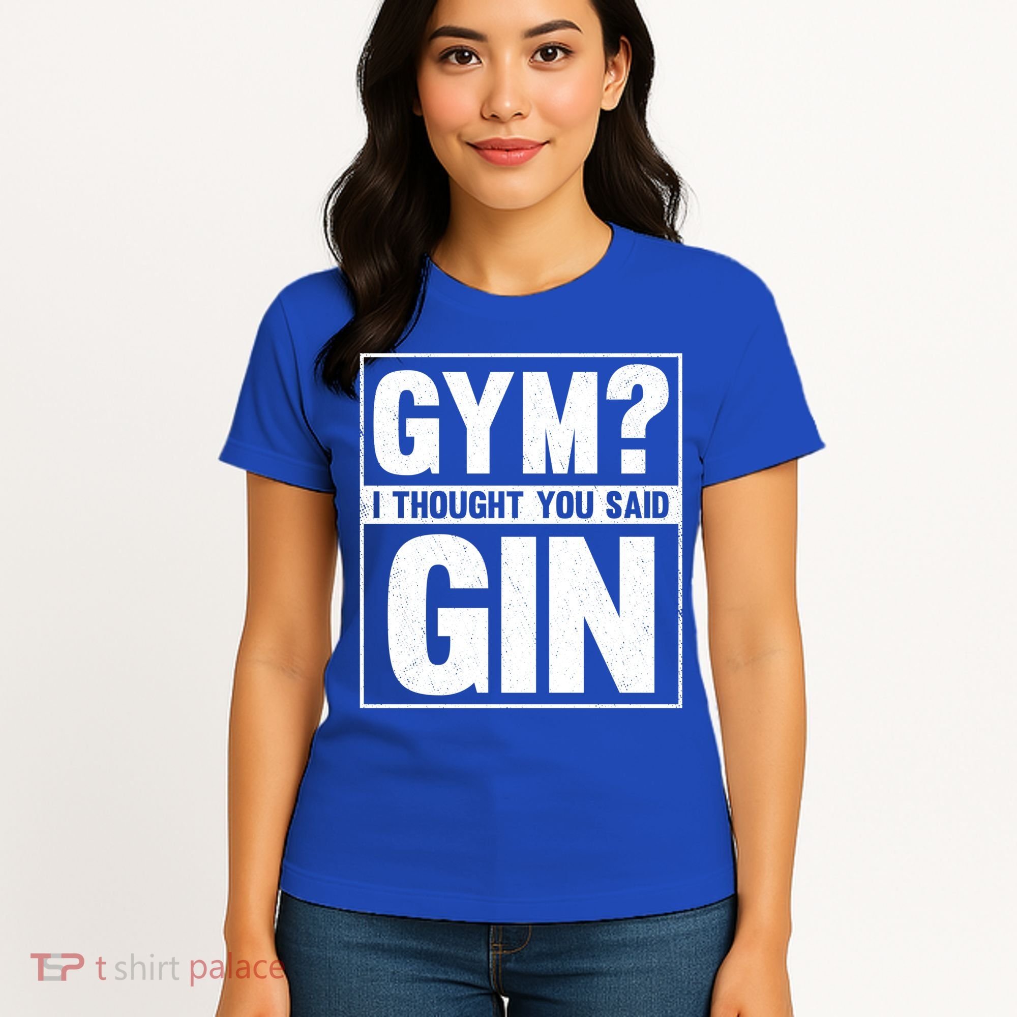 Gym I Thought You Said Gin Alcohol Partying Cocktail Pub Gift Women's T-Shirt