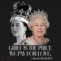 Grief Is The Price We Pay For Love Queen Elizabeth Mousepad thumb 1