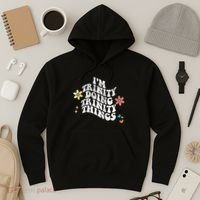 Groovy Im Trinity Doing Trinity Things Funny MotherS Day Hoodie thumb 3