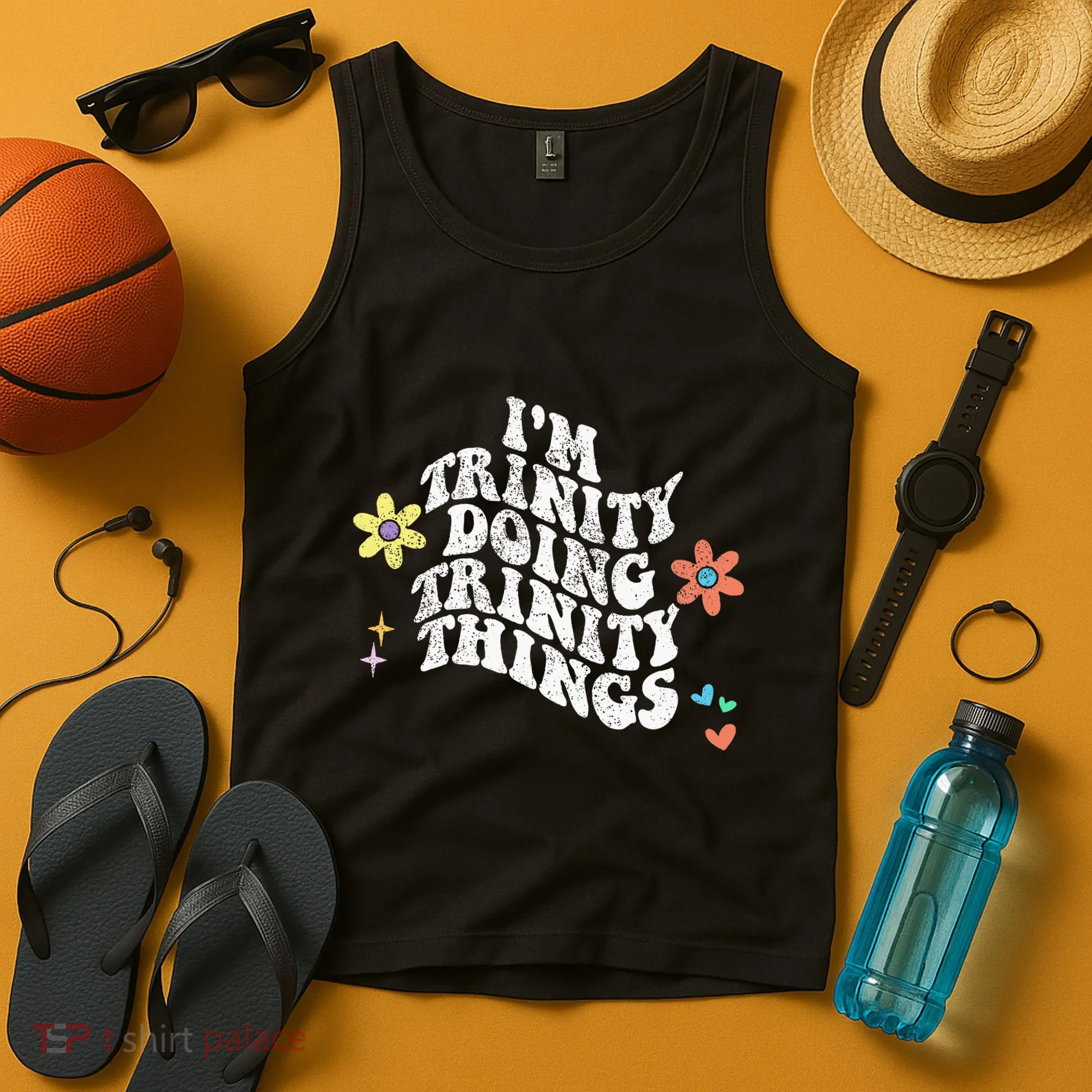 Groovy Im Trinity Doing Trinity Things Funny MotherS Day Tank Top