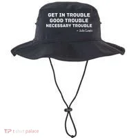 Get In Trouble, Good Trouble , Necessary Trouble Bucket Hat thumb 0