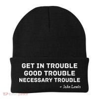 Get In Trouble, Good Trouble , Necessary Trouble Beanie thumb 0