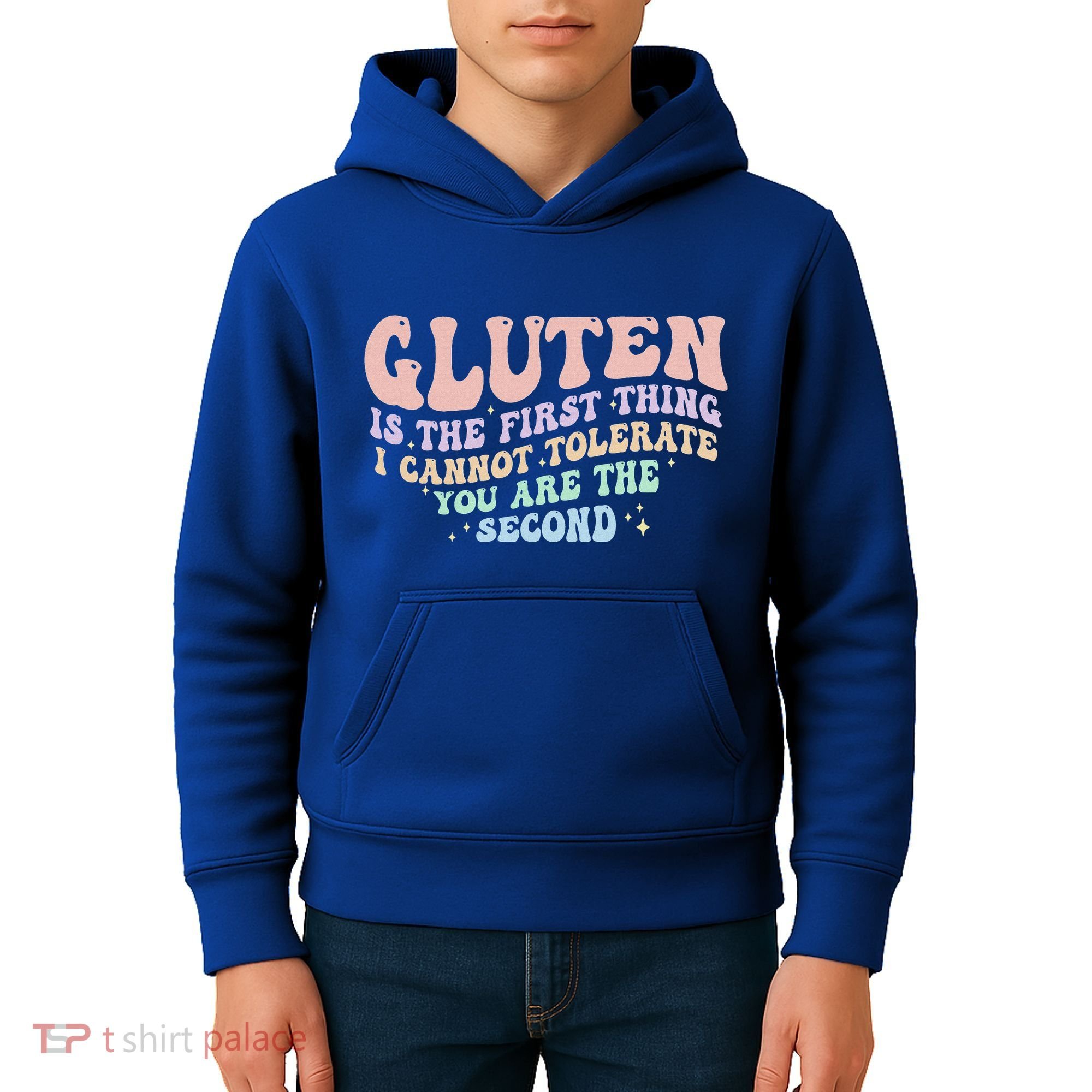 Gluten Is The First Thing I Cannot Tolerate Kids Hoodie