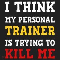 Gym I Think My Trainer Is Trying To Kill Me Personal Trainer Tumbler thumb 3