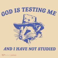 God Is Testing Me Possum Weird Opossum Tote Bag thumb 4