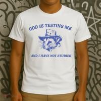 God Is Testing Me Possum Weird Opossum T-Shirt thumb 3