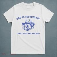 God Is Testing Me Possum Weird Opossum T-Shirt thumb 5