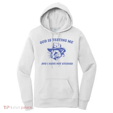 God Is Testing Me Possum Weird Opossum Women's Hoodie