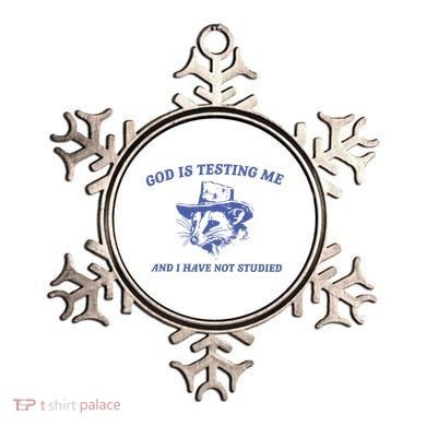 God Is Testing Me Possum Weird Opossum Ornament