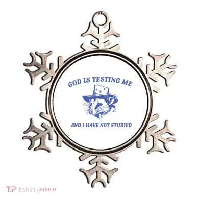 God Is Testing Me Possum Weird Opossum Ornament