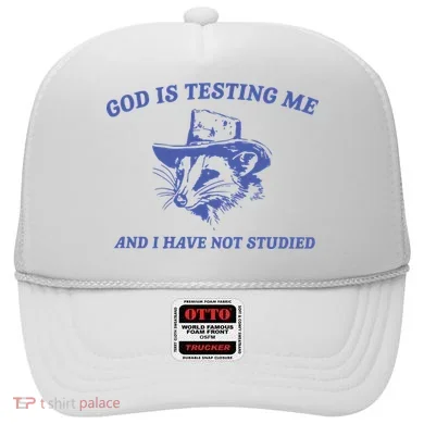 God Is Testing Me Possum Weird Opossum Hat