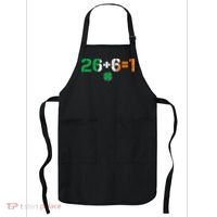 Green Irish Unity 26 + 6 = 1 St Paddys Day Ireland Apron thumb 0