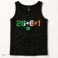 Green Irish Unity 26 + 6 = 1 St Paddys Day Ireland Tank Top thumb 2