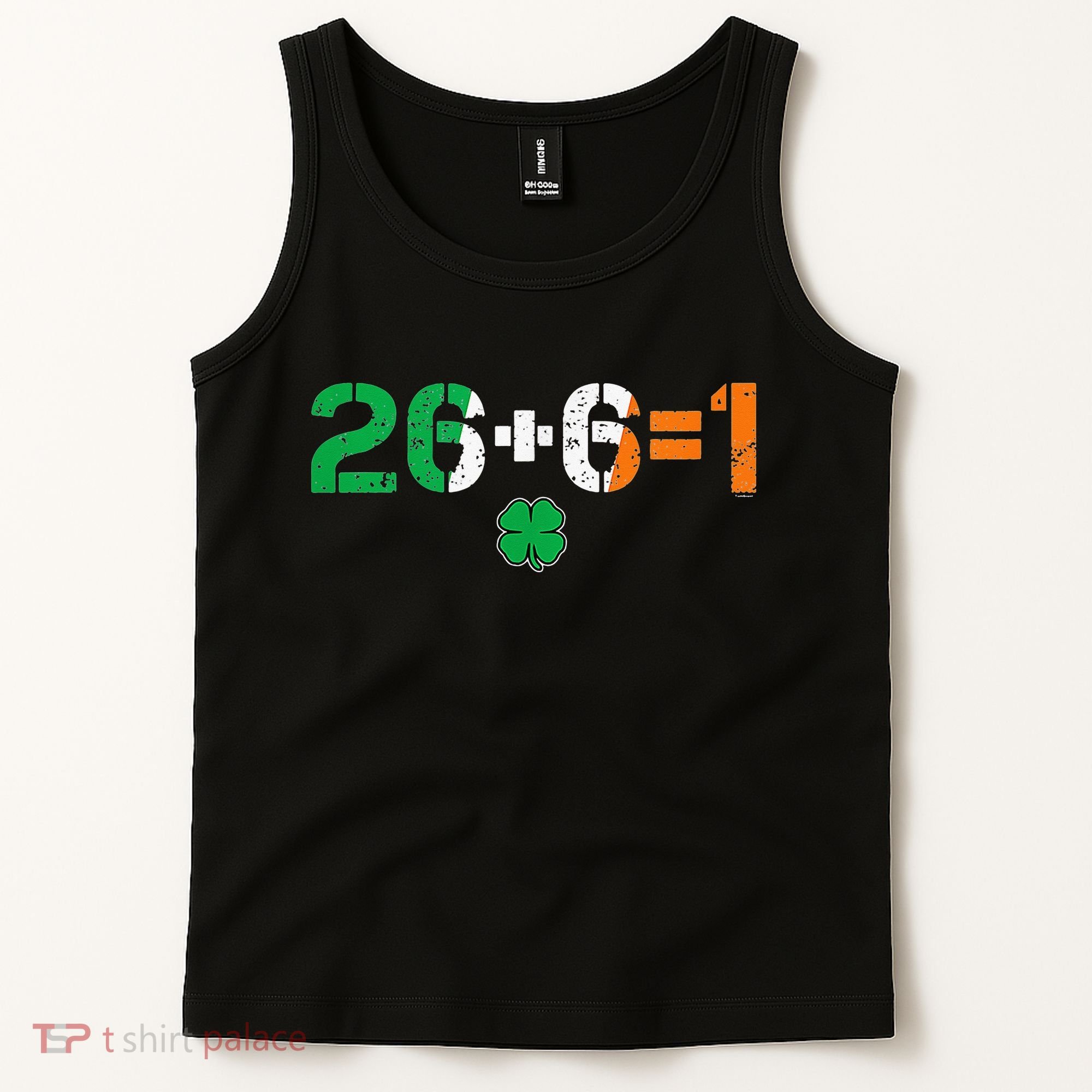 Green Irish Unity 26 + 6 = 1 St Paddys Day Ireland Tank Top