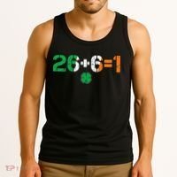 Green Irish Unity 26 + 6 = 1 St Paddys Day Ireland Tank Top thumb 3