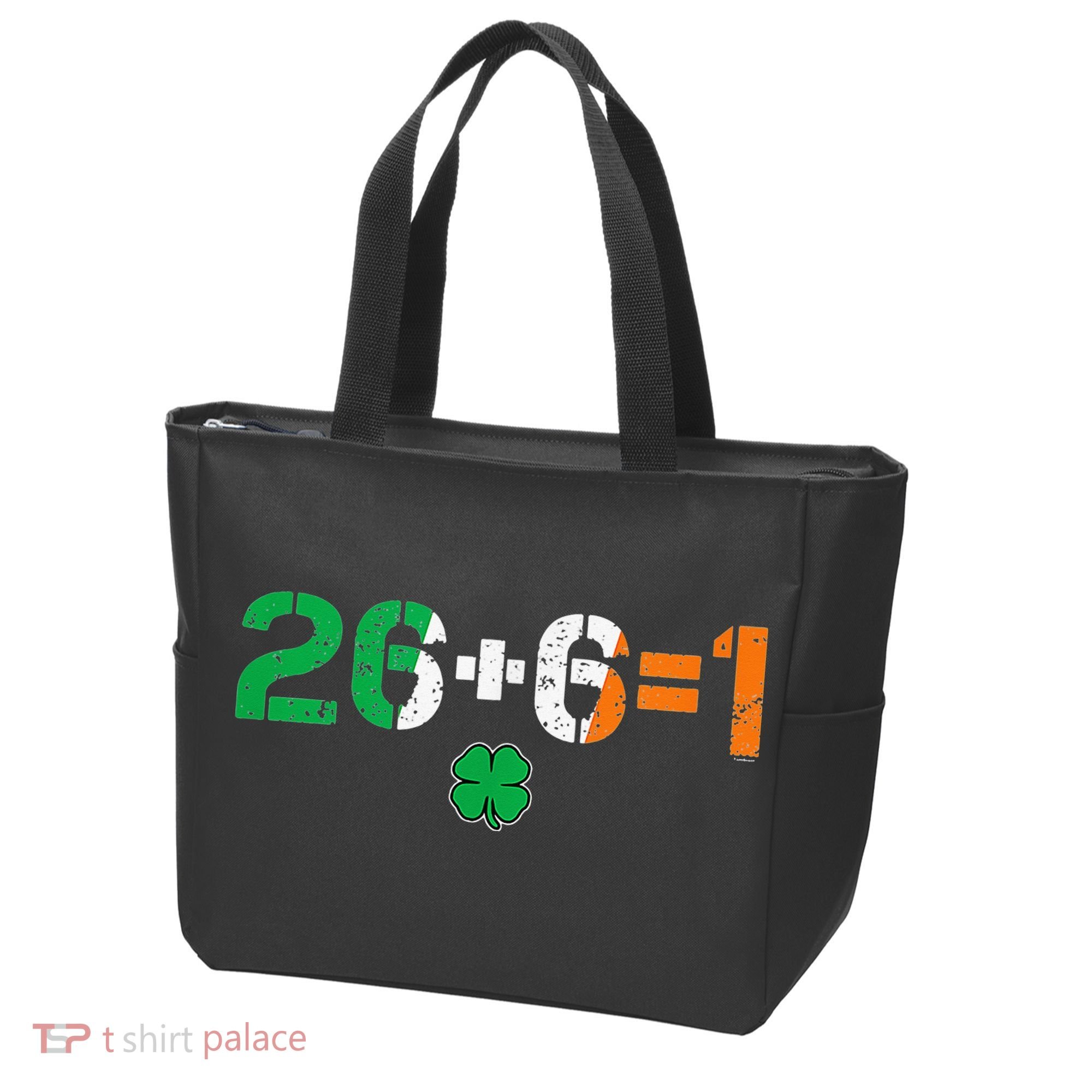 Green Irish Unity 26 + 6 = 1 St Paddys Day Ireland Tote Bag