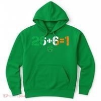 Green Irish Unity 26 + 6 = 1 St Paddys Day Ireland Hoodie thumb 0