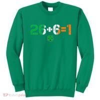 Green Irish Unity 26 + 6 = 1 St Paddys Day Ireland Sweatshirt thumb 0