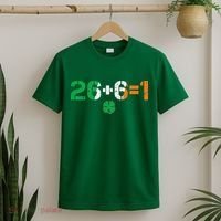 Green Irish Unity 26 + 6 = 1 St Paddys Day Ireland T-Shirt thumb 2
