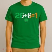 Green Irish Unity 26 + 6 = 1 St Paddys Day Ireland T-Shirt thumb 3