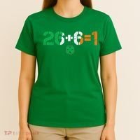 Green Irish Unity 26 + 6 = 1 St Paddys Day Ireland T-Shirt thumb 4