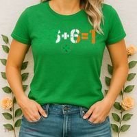 Green Irish Unity 26 + 6 = 1 St Paddys Day Ireland Women's T-Shirt thumb 2