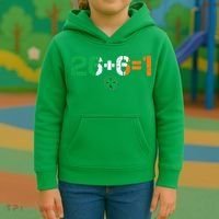 Green Irish Unity 26 + 6 = 1 St Paddys Day Ireland Kids Hoodie thumb 3