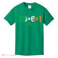Green Irish Unity 26 + 6 = 1 St Paddys Day Ireland Kids T-Shirt thumb 0