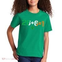Green Irish Unity 26 + 6 = 1 St Paddys Day Ireland Kids T-Shirt thumb 2