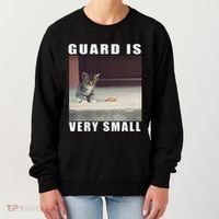 Guard Is Very Small Cat Funny Oddly Specific Dank Meme Women's Sweatshirt thumb 0
