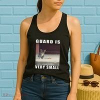 Guard Is Very Small Cat Funny Oddly Specific Dank Meme Women's Tank Top thumb 2