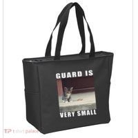 Guard Is Very Small Cat Funny Oddly Specific Dank Meme Tote Bag thumb 2