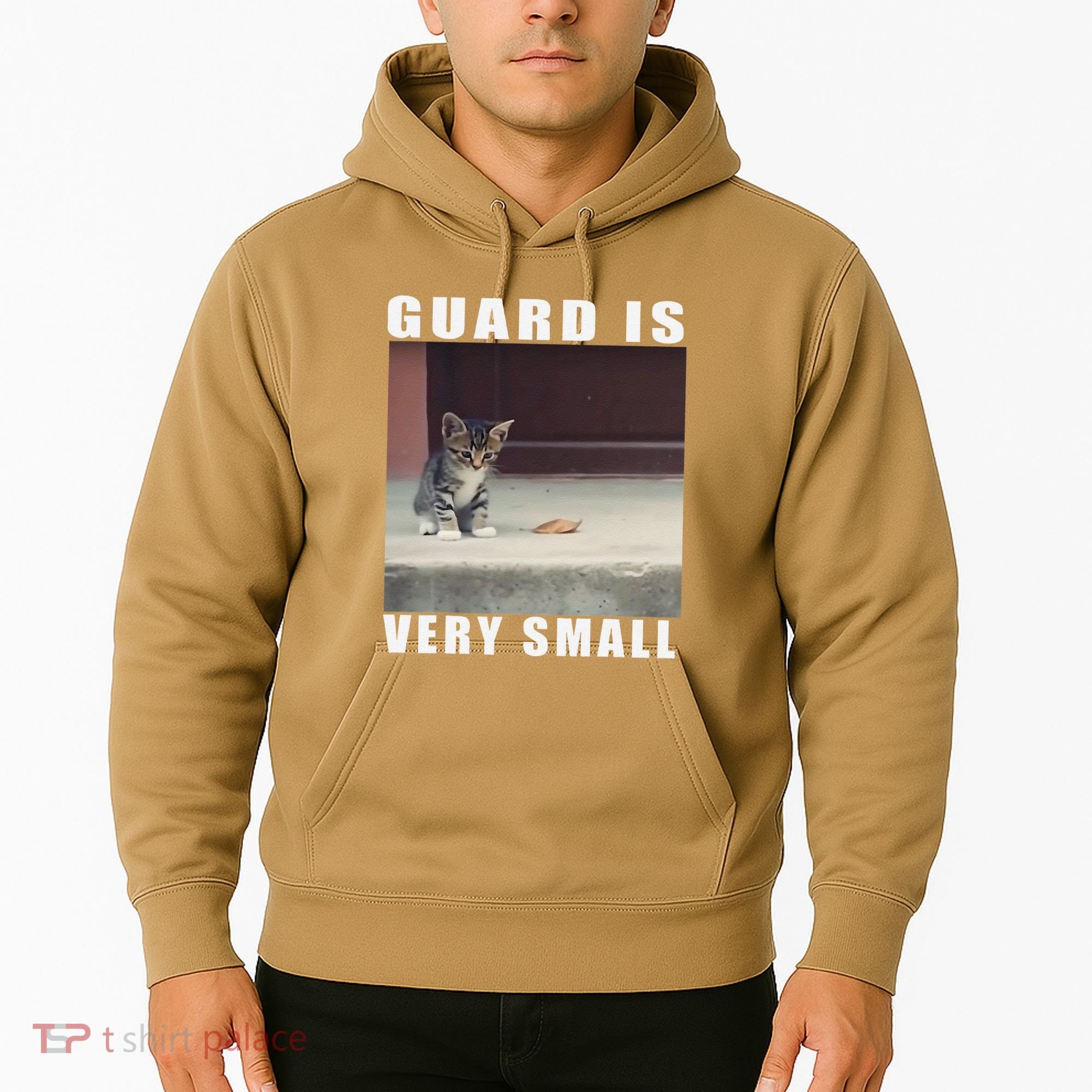 Guard Is Very Small Cat Funny Oddly Specific Dank Meme Hoodie