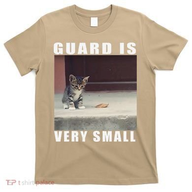 Guard Is Very Small Cat Funny Oddly Specific Dank Meme T-Shirt