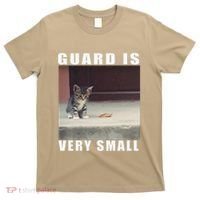 Guard Is Very Small Cat Funny Oddly Specific Dank Meme T-Shirt thumb 0