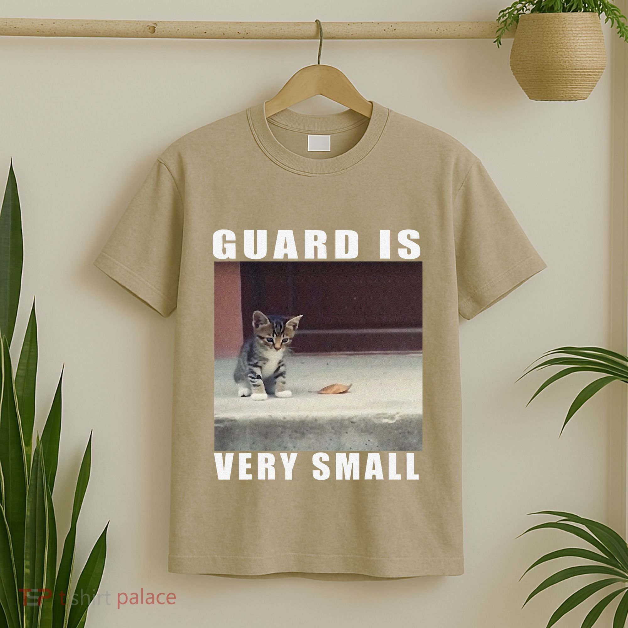 Guard Is Very Small Cat Funny Oddly Specific Dank Meme T-Shirt