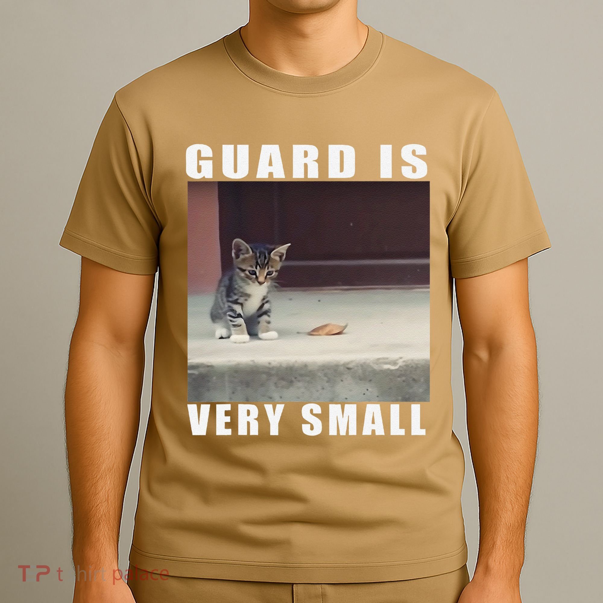 Guard Is Very Small Cat Funny Oddly Specific Dank Meme T-Shirt