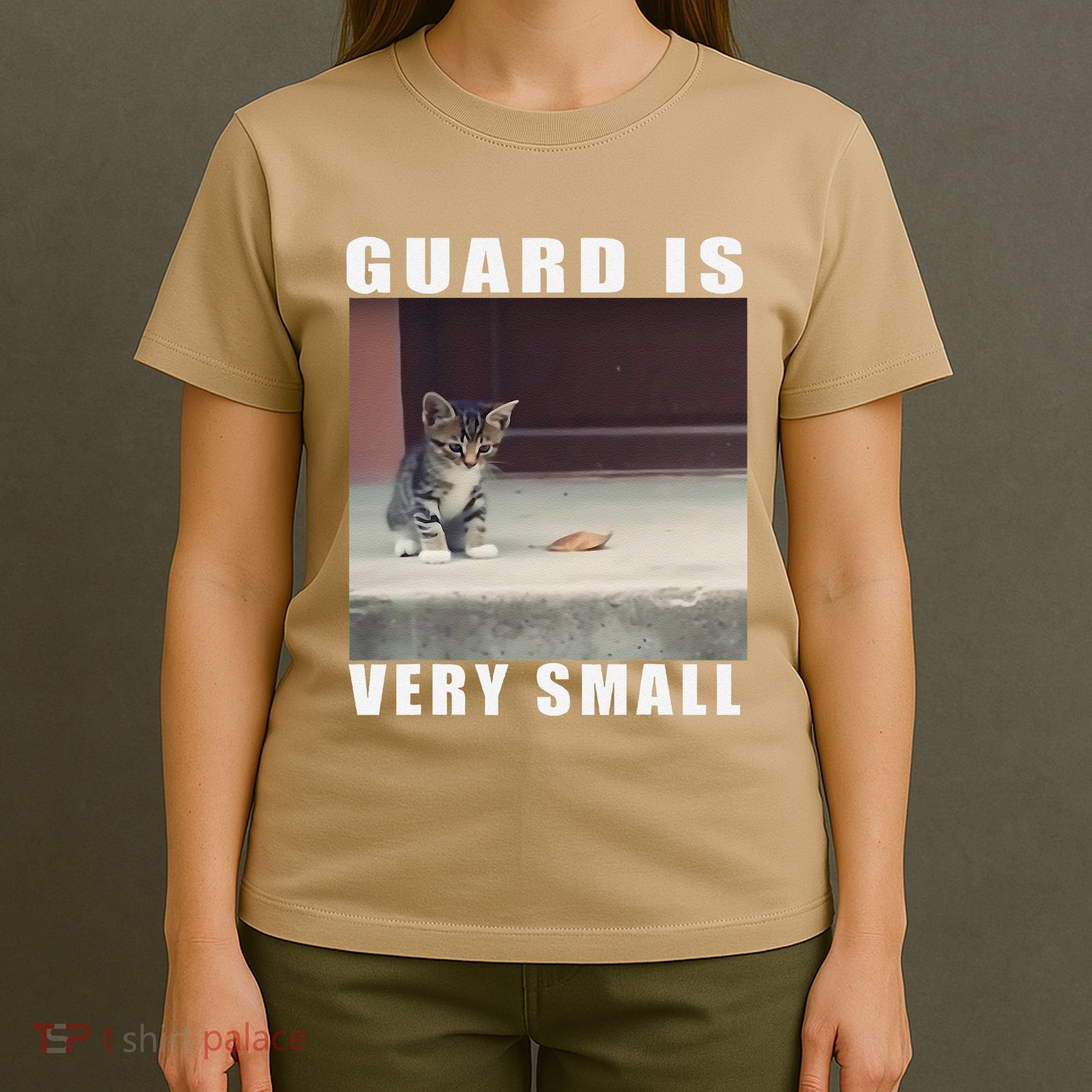 Guard Is Very Small Cat Funny Oddly Specific Dank Meme T-Shirt