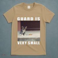 Guard Is Very Small Cat Funny Oddly Specific Dank Meme T-Shirt thumb 5