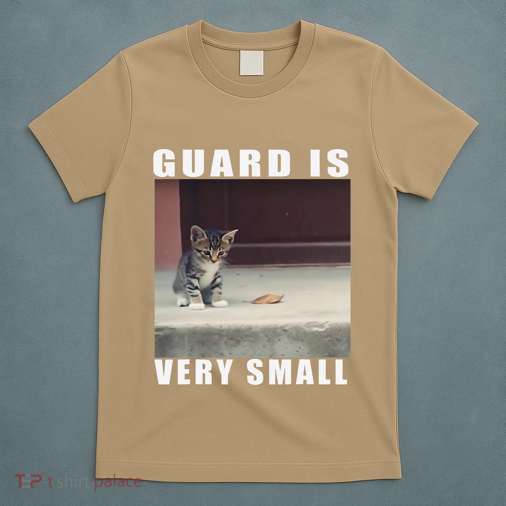 Guard Is Very Small Cat Funny Oddly Specific Dank Meme T-Shirt