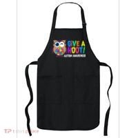 Give A Hoot Autism Awareness Apron thumb 0