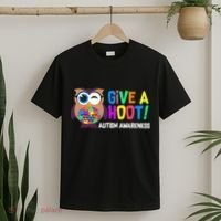 Give A Hoot Autism Awareness T-Shirt thumb 2